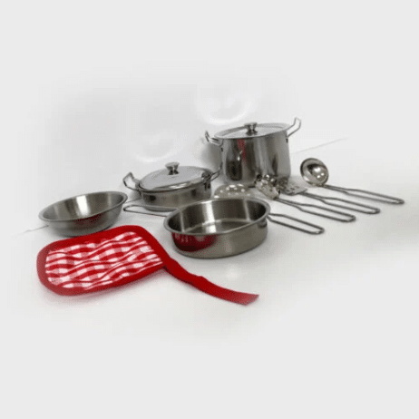 ⁦מארז כלי מטבח מנירוסטה לילדים | מקט 6900001091141⁩ – תמונה ⁦4⁩