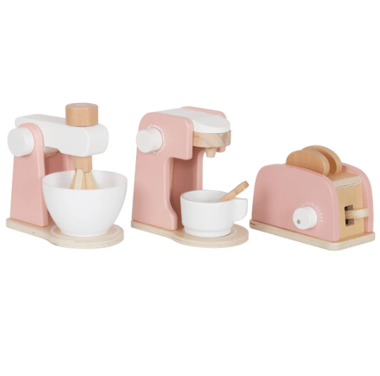 מארז כלי מטבח ורוד מעץ לילדים | מקט W10D861 | בית העץ מארז כלי מטבח ורוד מעץ לילדים | מקט W10D861 | בית העץ – תמונה 1
