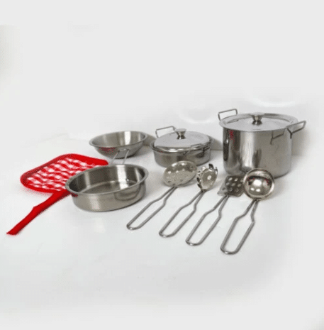 מארז כלי מטבח מנירוסטה לילדים | מקט 6900001091141