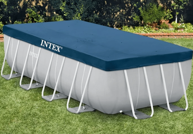 כיסוי עליון לבריכה אולטרה עמודים מלבנית ביתית | 400X200 סמ | מקט 28037| INTEX