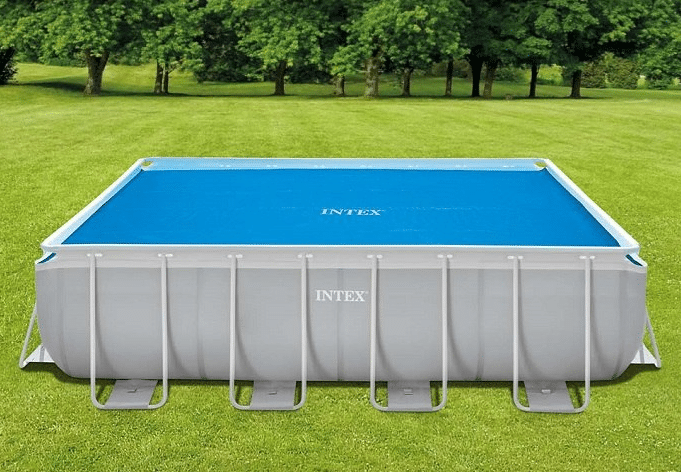 ⁦כיסוי עליון סולארי/תרמי לבריכה אולטרה מלבנית ביתית במידה 488X244 סמ | מקט 28029| INTEX⁩ – תמונה ⁦3⁩