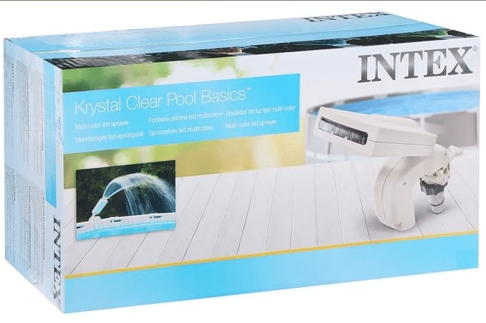 ⁦מזרקת לדים צבעונית ללא סוללות לבריכת עמודים ביתית | מקט 28089| INTEX⁩ – תמונה ⁦6⁩