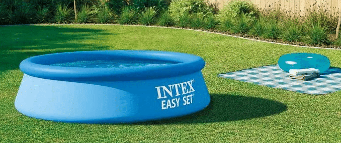⁦בריכה עגולה בהקמה מהירה בעלת שפה מתנפחת | 244X61 סמ| מקט 28106 | INTEX⁩ – תמונה ⁦7⁩