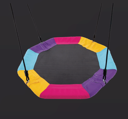 ⁦נדנדת מושב צלחת צבעונית לחצר לילדים| 201X235X200 ס"מ| מקט 44111| INTEX⁩ – תמונה ⁦3⁩