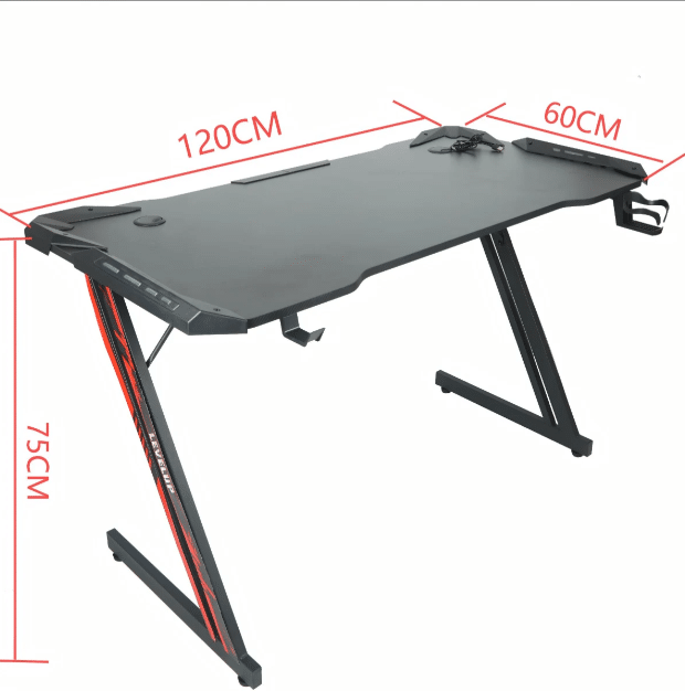 ⁦שולחן גיימינג + כיסא גיימינג BANDEL7038 מבית LEVEL UP⁩ – תמונה ⁦9⁩