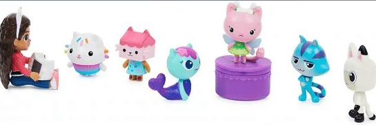 ⁦בית בובות של גבי סט 7 בובות דלוקס |Gabby’s Dollhouse | מקט 3604H⁩ – תמונה ⁦4⁩