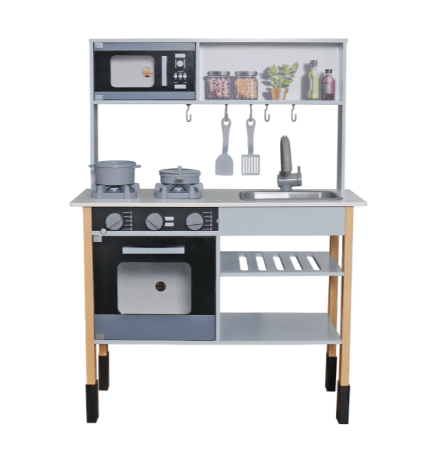 ⁦מטבח אלקטרוני אריאל מעץ לילדים W10C797F⁩ – תמונה ⁦2⁩