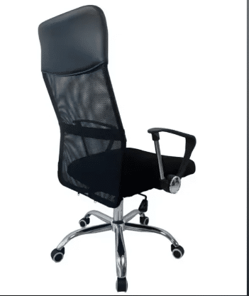 ⁦כיסא מנהלים ארגונומי אלגנטי עם ידיות בצבע שחור DAVID⁩ – תמונה ⁦4⁩