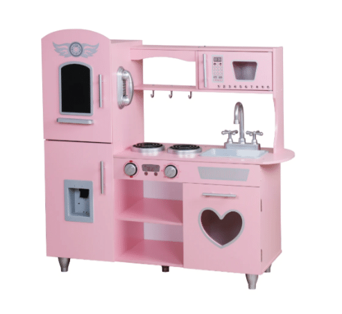⁦מטבח איילת ורוד מעץ לילדים W10C566⁩ – תמונה ⁦3⁩