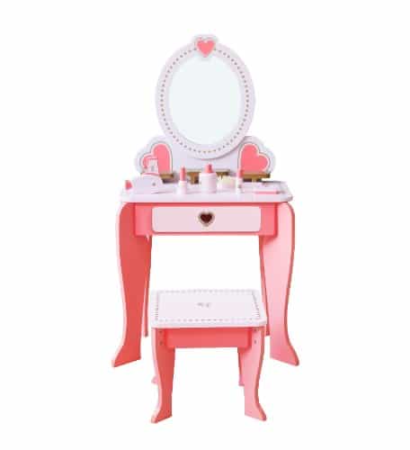 ⁦שידת איפור נופר צבע ורוד W08H102⁩ – תמונה ⁦2⁩